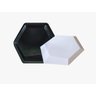 Molde Abs 2mm Placas Gesso 3d E/ou Cimentícia Hexágono Duplo - 2