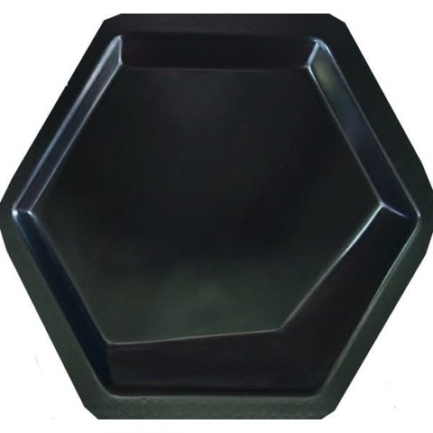 Molde Abs 2mm Placas Gesso 3d E/ou Cimentícia Hexágono Duplo