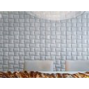 Ver imagem 3 de Molde Abs 2mm para Placas de Gesso 3d Modelo Trançada 39x39