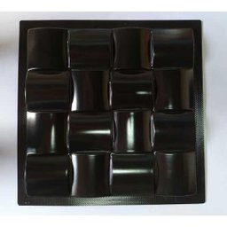 Molde Abs 2mm Para Placas De Gesso 3d Modelo Trançada 39x39 - 1