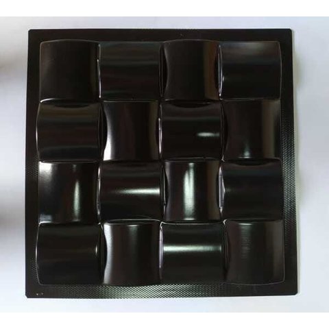 Molde Abs 2mm para Placas de Gesso 3d Modelo Trançada 39x39