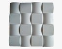 Ver imagem 2 de Molde Abs 2mm para Placas de Gesso 3d Modelo Trançada 39x39