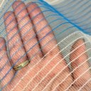 Ver imagem 3 de Tela Tapume de Sinalização Azul - 1,20x25 - 30m²