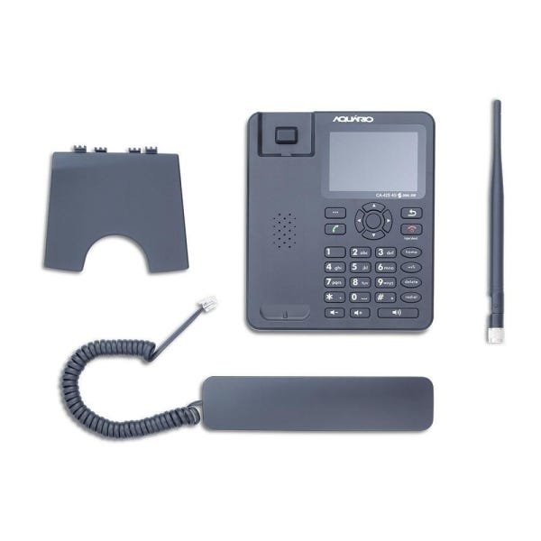 Telefone Celular Fixo Mesa Wifi Ca-42S4G Dual Sim 7 Bandas Aquario - 2