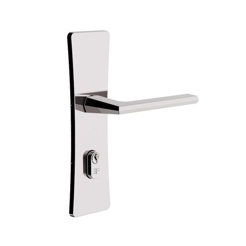 Fechadura Design Externa Espelho Bella 40mm Cromado 733e12755cr 3f