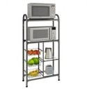 Ver imagem 1 de Fruteira De Aco 3 Cestas 4 Prateleiras De Vidro Belgica