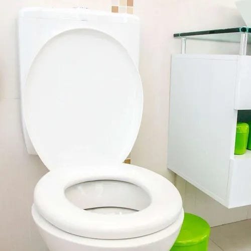 Kit 2 Assentos Almofadados Tampa Vaso Oval Astra Branco - 4