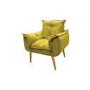 Ver imagem 5 de Kit 2 Poltronas Opala Luxo Pés Palito Amarelo