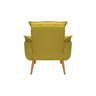 Kit 2 Poltronas Opala Luxo Pés Palito Amarelo - 2