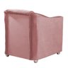 Poltrona Decorativa Lucy Suede Rose MV Estofados - 3