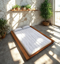 Ver imagem 1 de Cama Casal Montessoriana Penafort 138x188x12 Cor Imbuia
