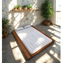 Ver imagem 1 de Cama Casal Montessoriana Penafort 138x188x12 Cor Imbuia
