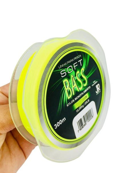 Linha Monofilamento JR BASS 0.40mm 300mt 26lb Original - 1