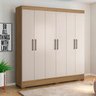 Guarda-Roupa Casal 6 Portas Prático 63020 Demóbile - Amendola - Off-White - 4