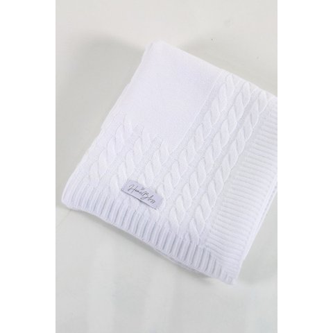 Manta Tricô Trançada Bebê Carlan