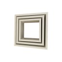 Ver imagem 1 de Nicho Decorativo 100% Mdf Branco com 3 Desmontado - Suprema Móveis