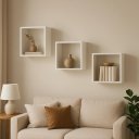 Ver imagem 5 de Nicho Decorativo 100% Mdf Branco com 3 Desmontado - Suprema Móveis