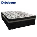 Ver imagem 6 de Cama Box Casal Suede + Colchão Ortobom Iso Dupla Face 138x188x60 Cor:preto