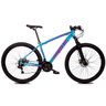 Bicicleta Aro 29 Quadro 15 Alumínio 21 Marchas Freio Disco Mecânico Z1-x Azul/Rosa - Dropp - 1