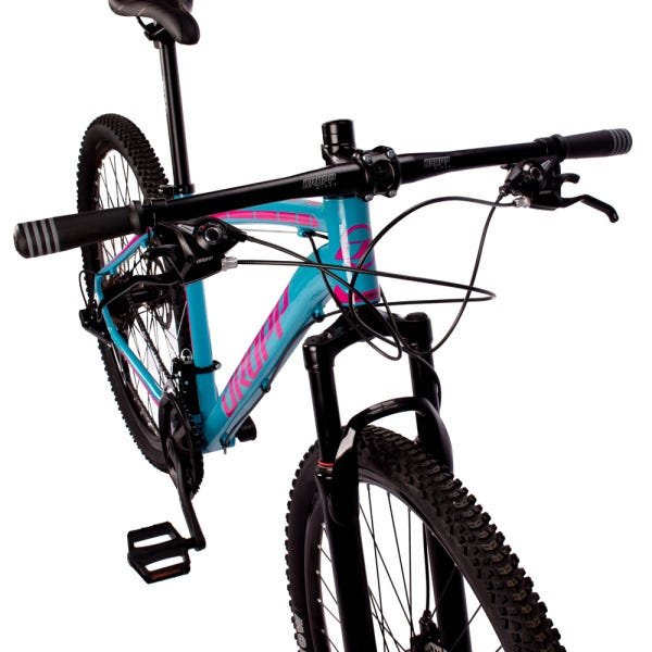Bicicleta Aro 29 Quadro 15 Alumínio 21 Marchas Freio Disco Mecânico Z1-x Azul/Rosa - Dropp - 2