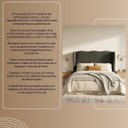 Ver imagem 5 de Cabeceira Cama Box Solteiro 90cm Aurora Estofada Boucle com Sapatas Plásticas Linha Premium
