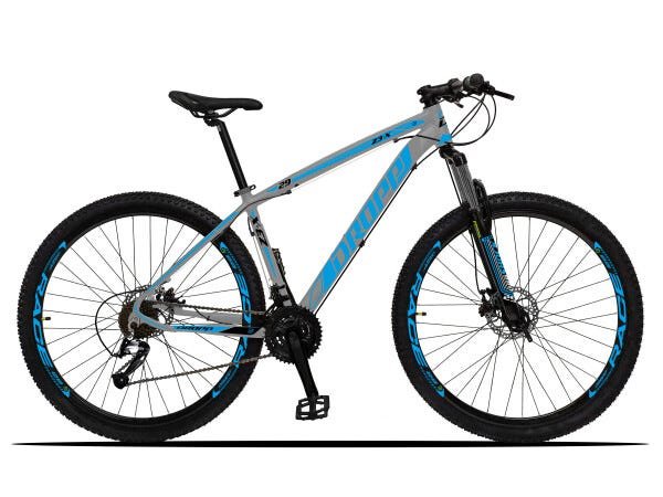Bicicleta Aro 29 Quadro 21 Z3 x 21 Marchas Freio Disco Cinza/Azul - Dropp - 1