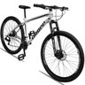 Bicicleta Aro 29 Quadro 19 Aço 21 Marchas Suspensão Freio A Disco Mecânico Branco/Preto - Dropp - 1