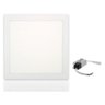 Kit 5 Luminária Plafon LED Embutir Quadrada 25W Branco Frio - 4