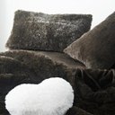 Ver imagem 4 de JOGO DE CAMA CASAL COMUM 6 PEÇAS COM EDREDOM PELÚCIA PRETO