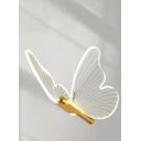 Ver imagem 3 de Pendente Borboleta Led Luminária Dourado Moderno Quarto Lavabo Branco Quente Equipe Led