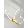 Pendente Borboleta Led Luminária Dourado Moderno Quarto Lavabo Branco Quente Equipe Led - 3