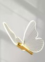 Ver imagem 3 de Pendente Borboleta Led Luminária Dourado Moderno Quarto Lavabo Branco Quente Equipe Led