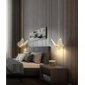 Pendente Borboleta Led Luminária Dourado Moderno Quarto Lavabo Branco Quente Equipe Led - 2