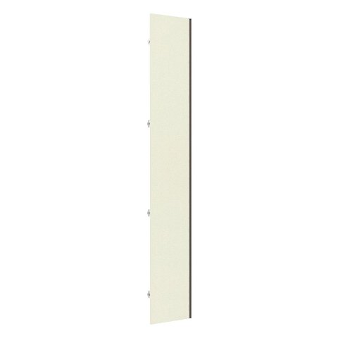 Porta para Roupeiro Closet Canto Diagonal Individual 40cm Puxador Perfil Champagne Luciane Móveis