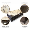 Ver imagem 3 de Cama Box Conjugado Solteiro Molas Bonnel 088x188x48 Suede Marrom/Bege