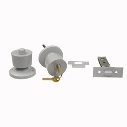Fechadura Tubular 90 mm Lockwell cor cinza - 2
