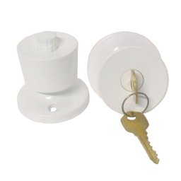 Fechadura Tubular 90 mm Lockwell cor branco - 1