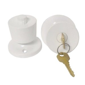Fechadura Tubular 90 mm Lockwell cor branco