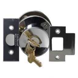 Fechadura Tubular 90 mm Lockwell cor cromado - 2
