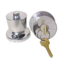 Fechadura Tubular 90 mm Lockwell cor cromado - 1