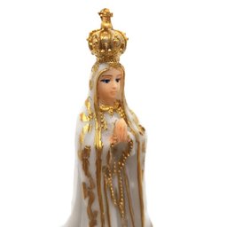 Imagem N. Sra. de Fátima Virgem Maria Estátua 12 cm - 5