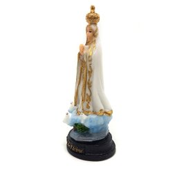 Imagem N. Sra. de Fátima Virgem Maria Estátua 12 cm - 3