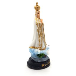 Imagem N. Sra. de Fátima Virgem Maria Estátua 12 cm - 2