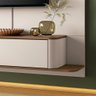 Painel Home Suspenso Ideal para Tv até 70 Polegadas Concept Design Moderno Off-white/amadeirado - 4