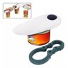 Abridor de Latas Eletrico Automatico com Abridor de Potes Garrafas One Touch 2 em 1 Completo - 1