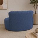 Ver imagem 6 de Sofá Orgânico Curvo Luxo Mavie 180cm Sala Linho Azul