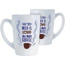 Ver imagem 1 de Luminarc New Morning Caneca 11x8x8cm 320ml Vidro Temperado Branco Decorado