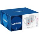 Ver imagem 2 de Luminarc New Morning Caneca 11x8x8cm 320ml Vidro Temperado Branco Decorado