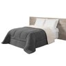 Coberdrom Solteiro Dupla Face Maya 1,60m X 2,40m - Cinza - 2