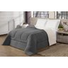Coberdrom Solteiro Dupla Face Maya 1,60m X 2,40m - Cinza - 1